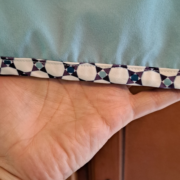 Ladies Ascend Shorts Teal With Blue/White Tie String Athletic 18.5 waist Large - Picture 4 of 6